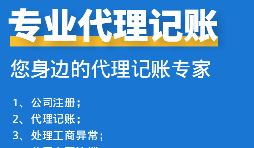 與財(cái)務(wù)代理記賬報(bào)稅公司有哪些好處